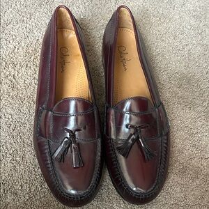 Cole Haan Men's Dark Brown Tassel Penny Loafers